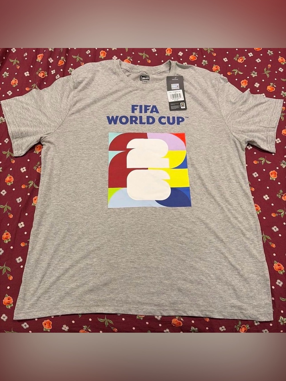 2026 FIFA World Cup Grey Graphic Tee